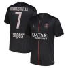 Camisola Paris Saint-Germain Kvaratskhelia 7 Jordan 4º Equipamento 2025-26 Manga Curta