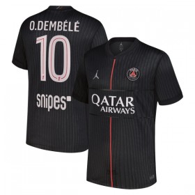 Camisola Paris Saint-Germain O. Dembele 10 Jordan 4º Equipamento 2025-26 Manga Curta