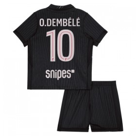Camisola Paris Saint-Germain O. Dembele 10 Jordan Criança 4º Equipamento 2025-26 Manga Curta