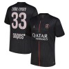 Camisola Paris Saint-Germain Zaire-Emery 33 Jordan 4º Equipamento 2025-26 Manga Curta