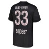 Camisola Paris Saint-Germain Zaire-Emery 33 Jordan 4º Equipamento 2025-26 Manga Curta