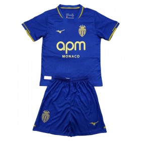 Camisola AS Monaco Criança 2º Equipamento 2025-26 Manga Curta