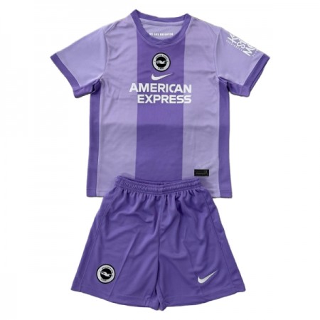 Camisola Brighton Hove Albion Criança 2º Equipamento 2025-26 Manga Curta