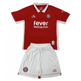 Camisola Bristol City Criança 1º Equipamento 2025-26 Manga Curta