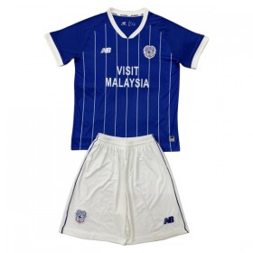 Camisola Cardiff City Criança 1º Equipamento 2025-26 Manga Curta