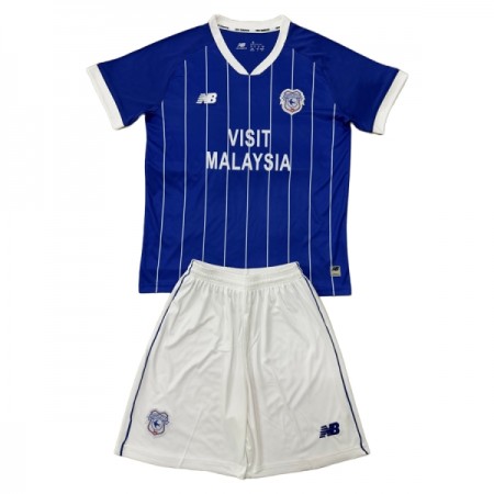 Camisola Cardiff City Criança 1º Equipamento 2025-26 Manga Curta