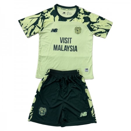 Camisola Cardiff City Criança 2º Equipamento 2025-26 Manga Curta