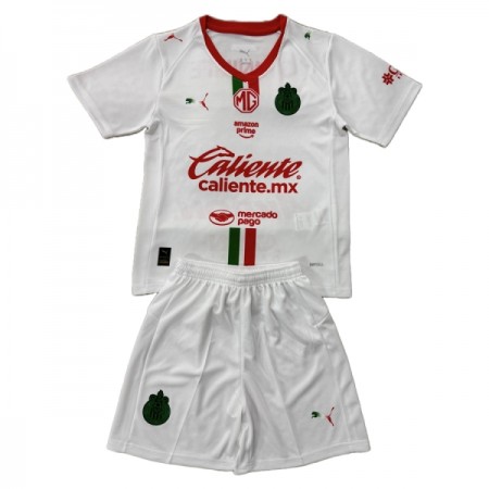 Camisola Chivas de Guadalajara Criança 2º Equipamento 2025-26 Manga Curta