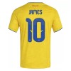 Camisola Colômbia James 10 1º Equipamento Mundial 2026 Manga Curta