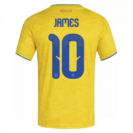 Camisola Colômbia James 10 1º Equipamento Mundial 2026 Manga Curta