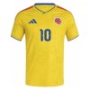Camisola Colômbia James 10 1º Equipamento Mundial 2026 Manga Curta