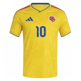 Camisola Colômbia James 10 1º Equipamento Mundial 2026 Manga Curta