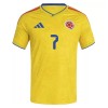 Camisola Colômbia Luis Diaz 7 1º Equipamento Mundial 2026 Manga Curta