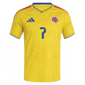 Camisola Colômbia Luis Diaz 7 1º Equipamento Mundial 2026 Manga Curta