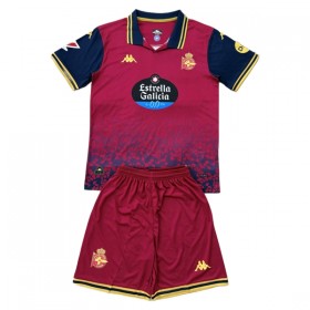 Camisola Deportivo de La Coruna Criança 2º Equipamento 2025-26 Manga Curta