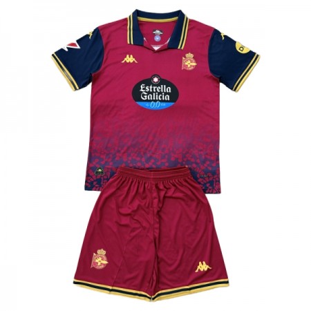 Camisola Deportivo de La Coruna Criança 2º Equipamento 2025-26 Manga Curta