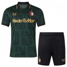 Camisola Feyenoord Rotterdam Criança 4º Equipamento 2025-26 Manga Curta