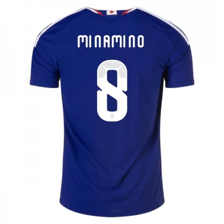 Camisola Japão Minamino 8 1º Equipamento Mundial 2026 Manga Curta