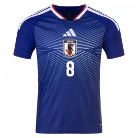 Camisola Japão Minamino 8 1º Equipamento Mundial 2026 Manga Curta
