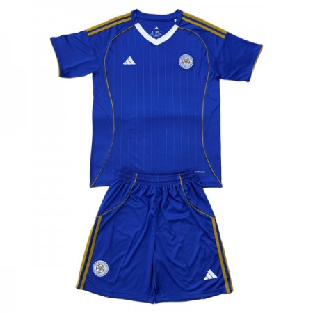 Camisola Leicester City Criança 1º Equipamento 2025-26 Manga Curta