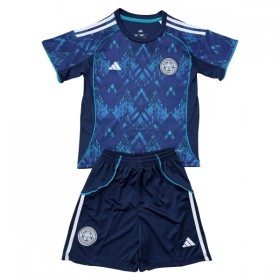 Camisola Leicester City Criança 2º Equipamento 2025-26 Manga Curta