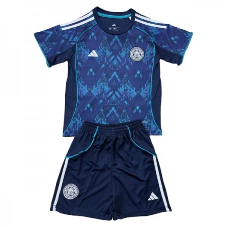 Camisola Leicester City Criança 2º Equipamento 2025-26 Manga Curta