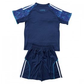 Camisola Leicester City Criança 2º Equipamento 2025-26 Manga Curta