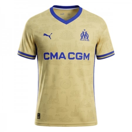 Camisola Olympique de Marseille 4º Equipamento 2025-26 Manga Curta