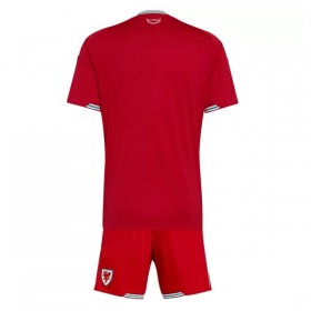 Camisola País de Gales Criança 1º Equipamento Mundial 2026 Manga Curta
