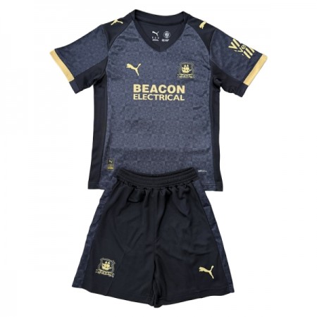 Camisola Plymouth Argyle Criança 2º Equipamento 2025-26 Manga Curta