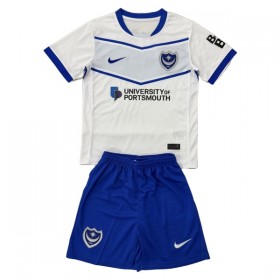 Camisola Portsmouth Criança 2º Equipamento 2025-26 Manga Curta