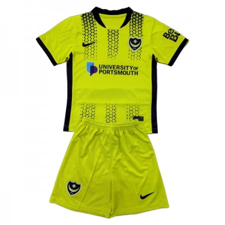 Camisola Portsmouth Criança 3º Equipamento 2025-26 Manga Curta