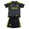 Camisola Real Zaragoza Criança 2º Equipamento 2025-26 Manga Curta