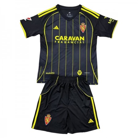 Camisola Real Zaragoza Criança 2º Equipamento 2025-26 Manga Curta