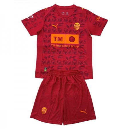 Camisola Valencia CF Criança 2º Equipamento 2025-26 Manga Curta