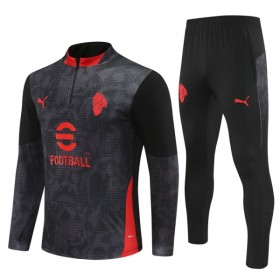 AC Milan Quarter-Zip Sweat de Treino 2025-26 Preta