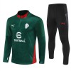 AC Milan Quarter-Zip Sweat de Treino 2025-26 Verde