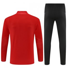 AC Milan Quarter-Zip Sweat de Treino 2025-26 Vermelha