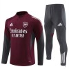 Arsenal Quarter-Zip Sweat de Treino 2025-26 Vermelha