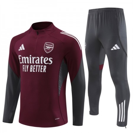 Arsenal Quarter-Zip Sweat de Treino 2025-26 Vermelha
