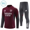 Criança Arsenal Quarter-Zip Sweat de Treino 2025-26 Vermelha