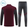 Criança Arsenal Quarter-Zip Sweat de Treino 2025-26 Vermelha
