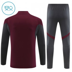 Criança Arsenal Quarter-Zip Sweat de Treino 2025-26 Vermelha