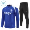 Criança Chelsea Quarter-Zip Sweat de Treino 2025-26 Azul