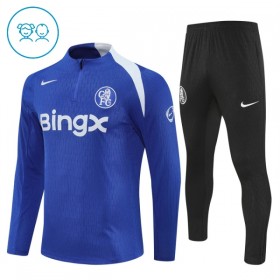 Criança Chelsea Quarter-Zip Sweat de Treino 2025-26 Azul