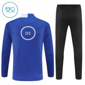 Criança Chelsea Quarter-Zip Sweat de Treino 2025-26 Azul