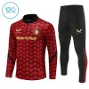 Criança Feyenoord Rotterdam Quarter-Zip Sweat de Treino 2025-26 Vermelha