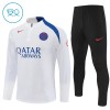 Criança Paris Saint-Germain Quarter-Zip Sweat de Treino 2025-26 Branca