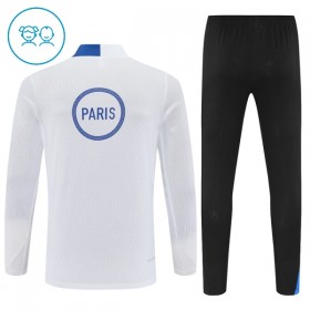 Criança Paris Saint-Germain Quarter-Zip Sweat de Treino 2025-26 Branca