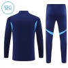 Criança Real Madrid Quarter-Zip Sweat de Treino 2025-26 Navy